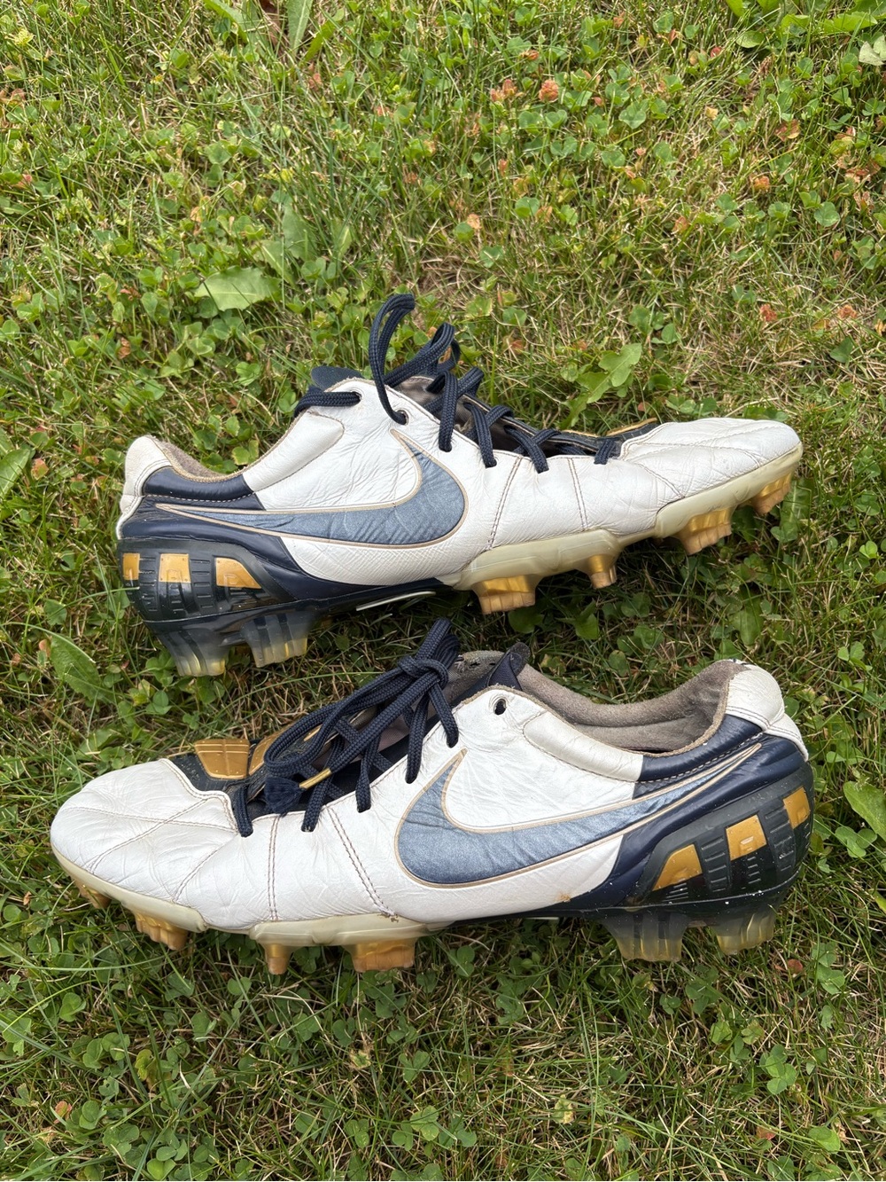 2009 NIKE TOTAL 90 LASER III K-FG ELITE SOCCER BOOTS CLEATS US 12 READ
